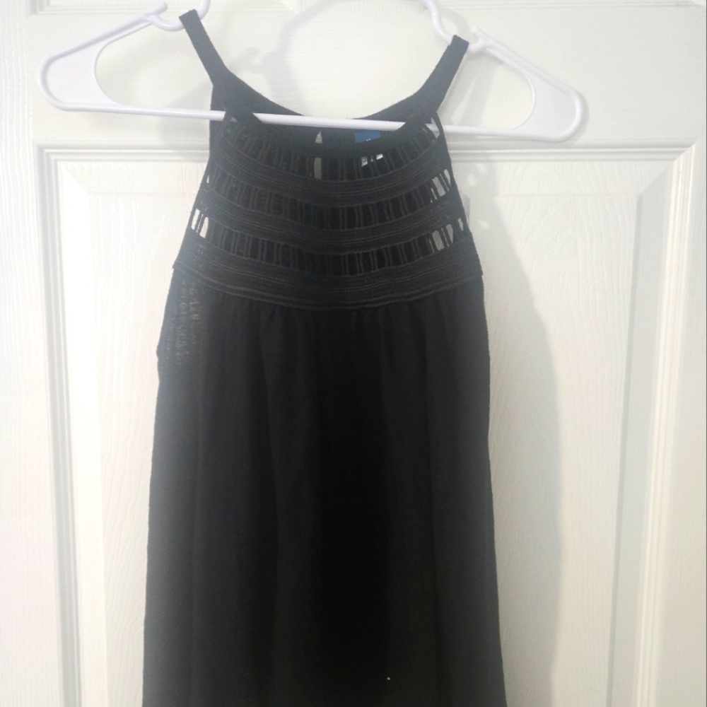 Black Halter Tank Top